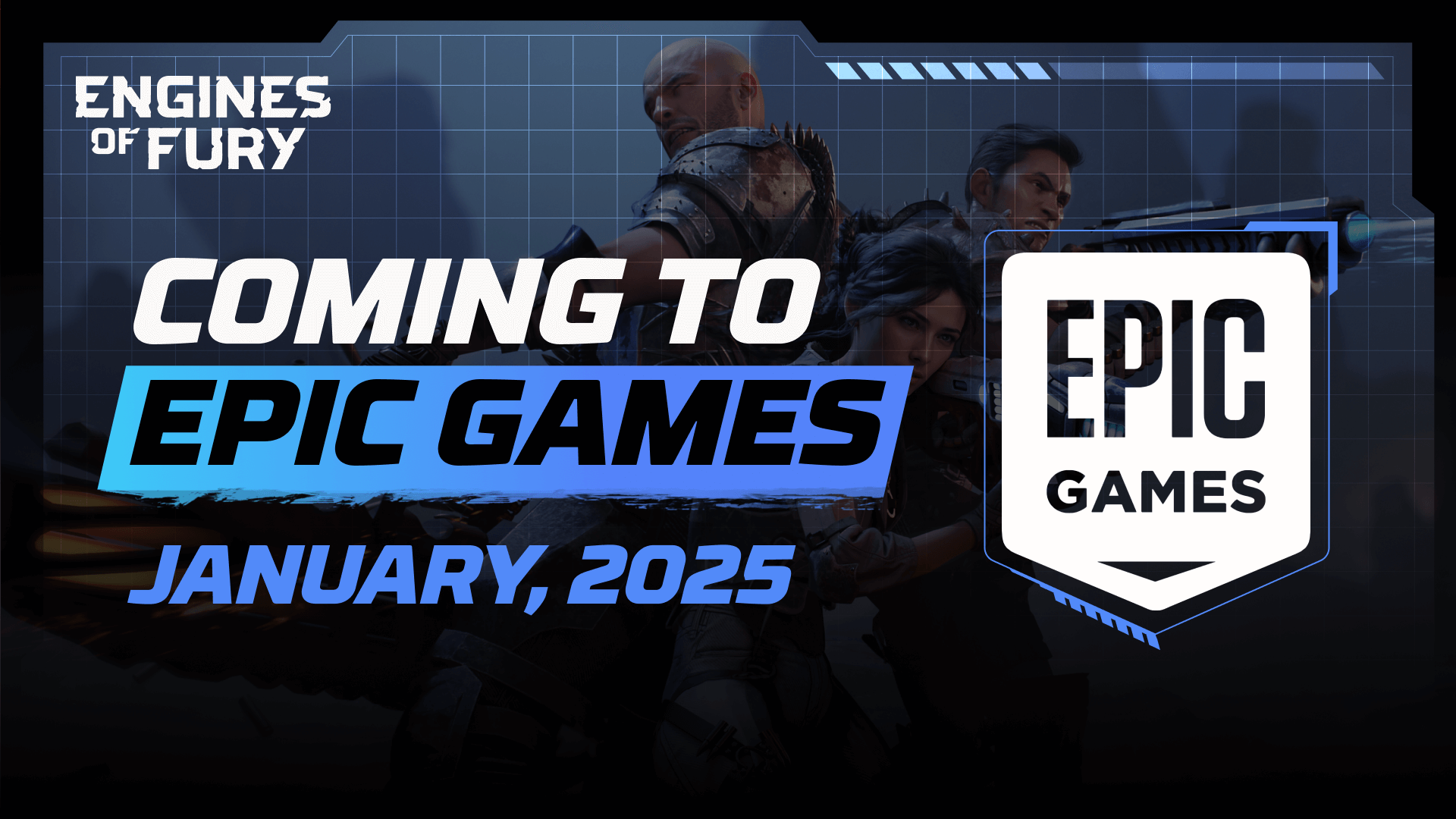 ENGINES OF FURY LAUNCHING ON EPIC GAMES JANUARY 2025